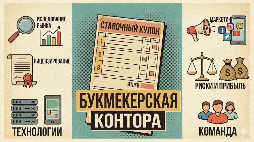 Как открыть букмекерскую контору и не прогореть — от идеи до бизнес-плана