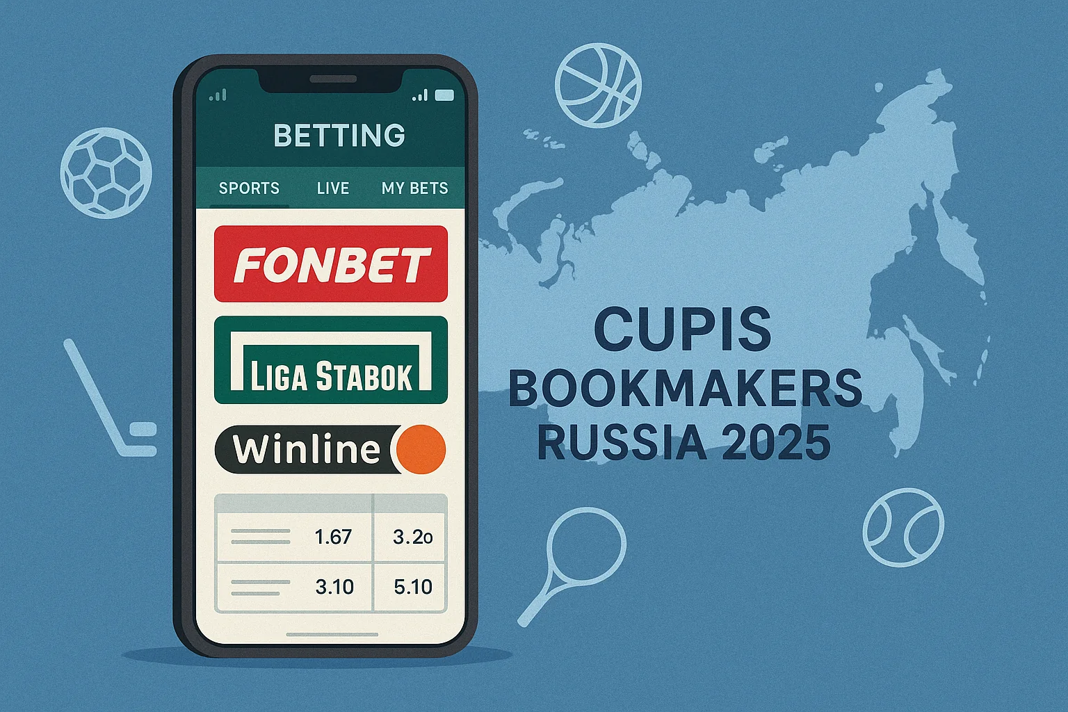 ЦУПИС букмекеры России 2025: подробные обзоры и рейтинг легальных БК