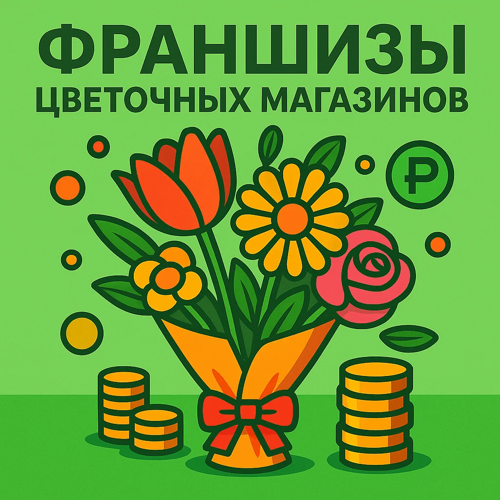 Франшизы цветочных магазинов — ТОП-15 франшиз цветочных магазинов в 2025 году