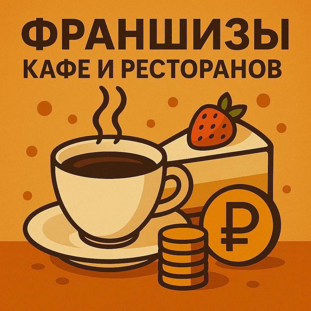 Франшизы кафе и ресторанов — ТОП-25 франшиз кафе и ресторанов в 2025 году