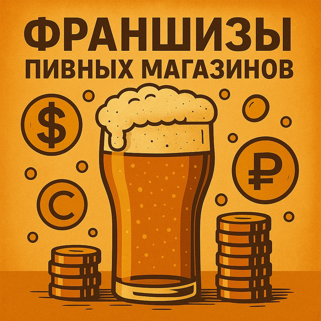 ТОП-15 франшиз пивных магазинов 2025: от 50 000 до 3 500 000 рублей с окупаемостью от 2 месяцев