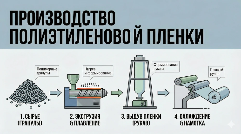 Производство полиэтиленовой плёнки — как не прогореть? От идеи до бизнес-плана открытия